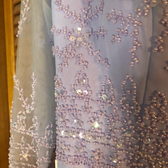 Handmade LAVENDER bridesmaid or MOB gown (Serena London knock-off) - Picture 4 of 6